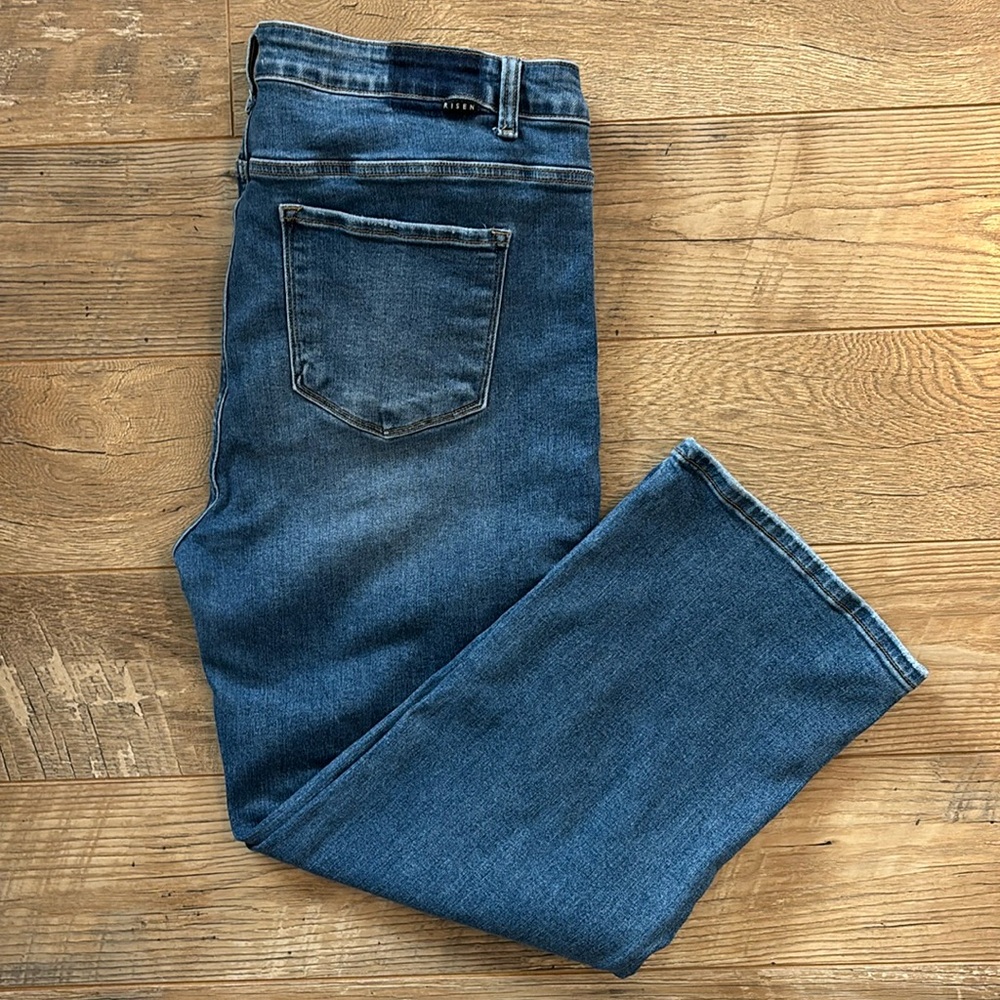 RISEN Jeans Women’s Plus Size 3XL High Rise Denim Blue Jeans Stretch